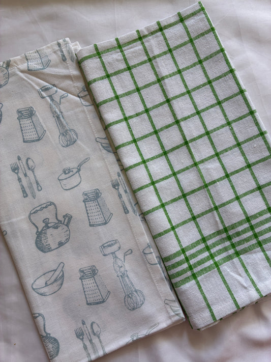 Printed Hand/Lunch Towels (Set of 2 )