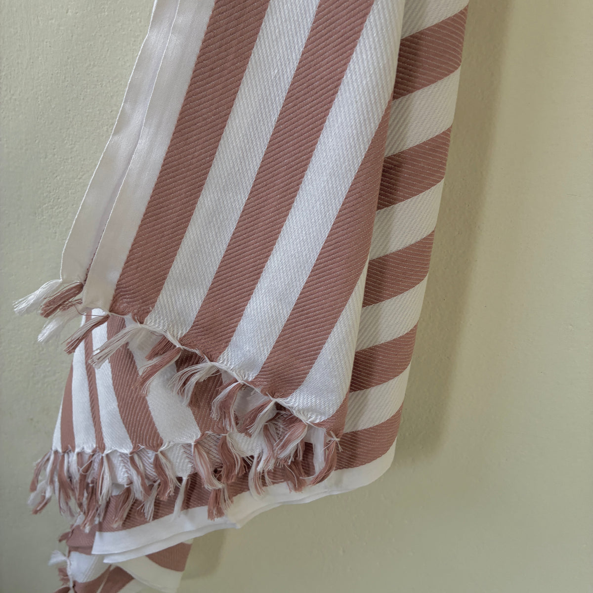 Brown Stripes Cotton Bath Towels