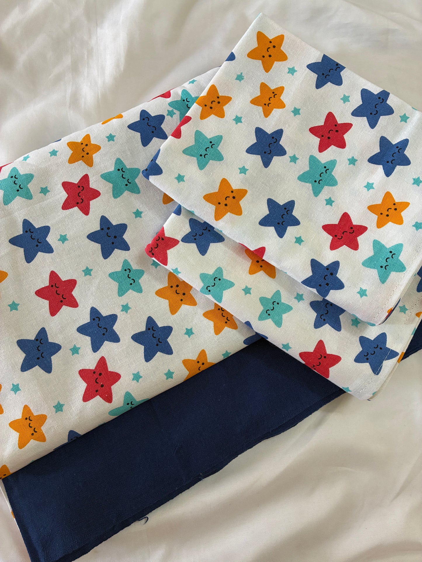 Star Queen Size Cotton Bedspread 90x100 inches