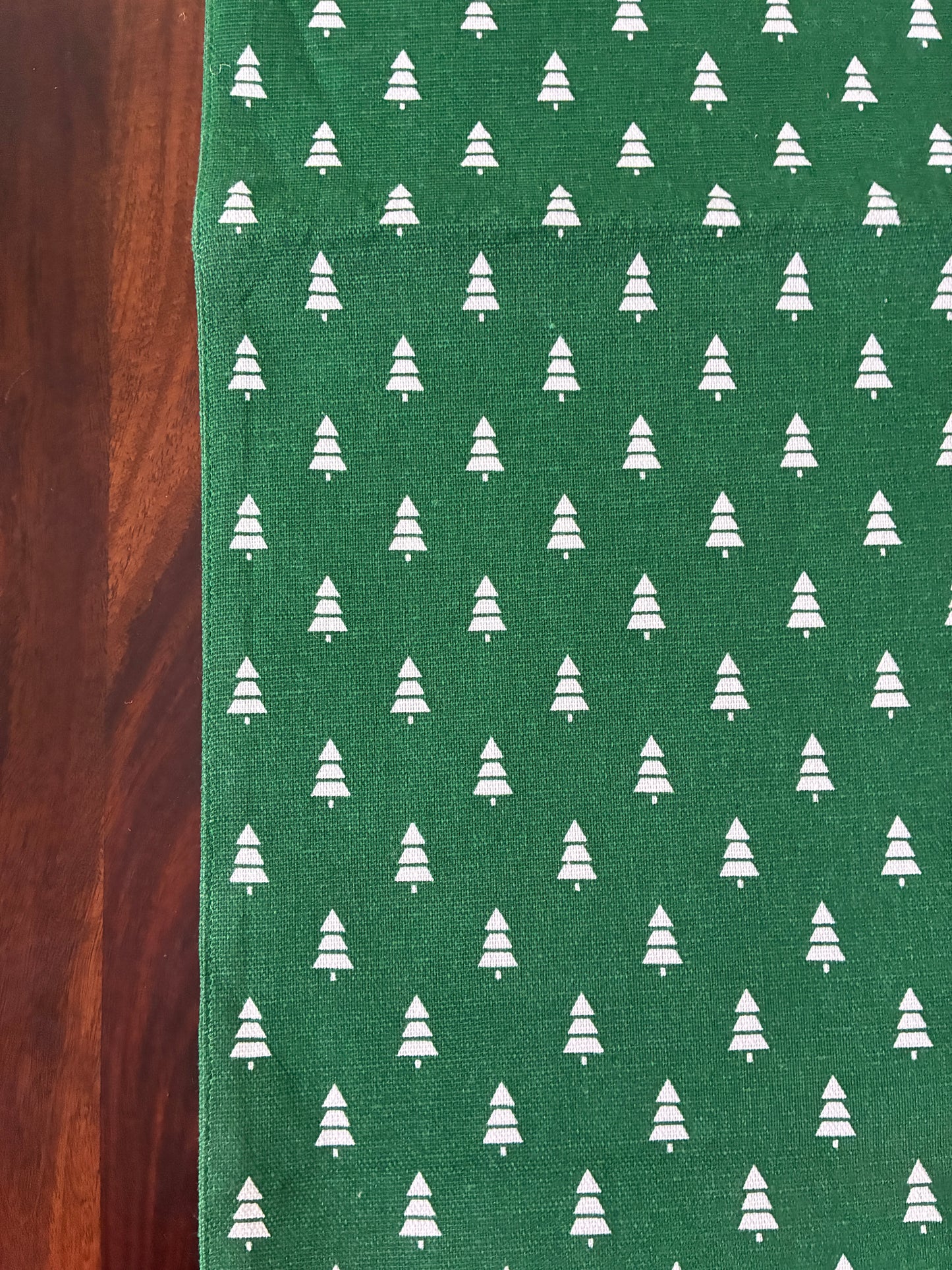 Christmas Tree Table Runner 6 ft long