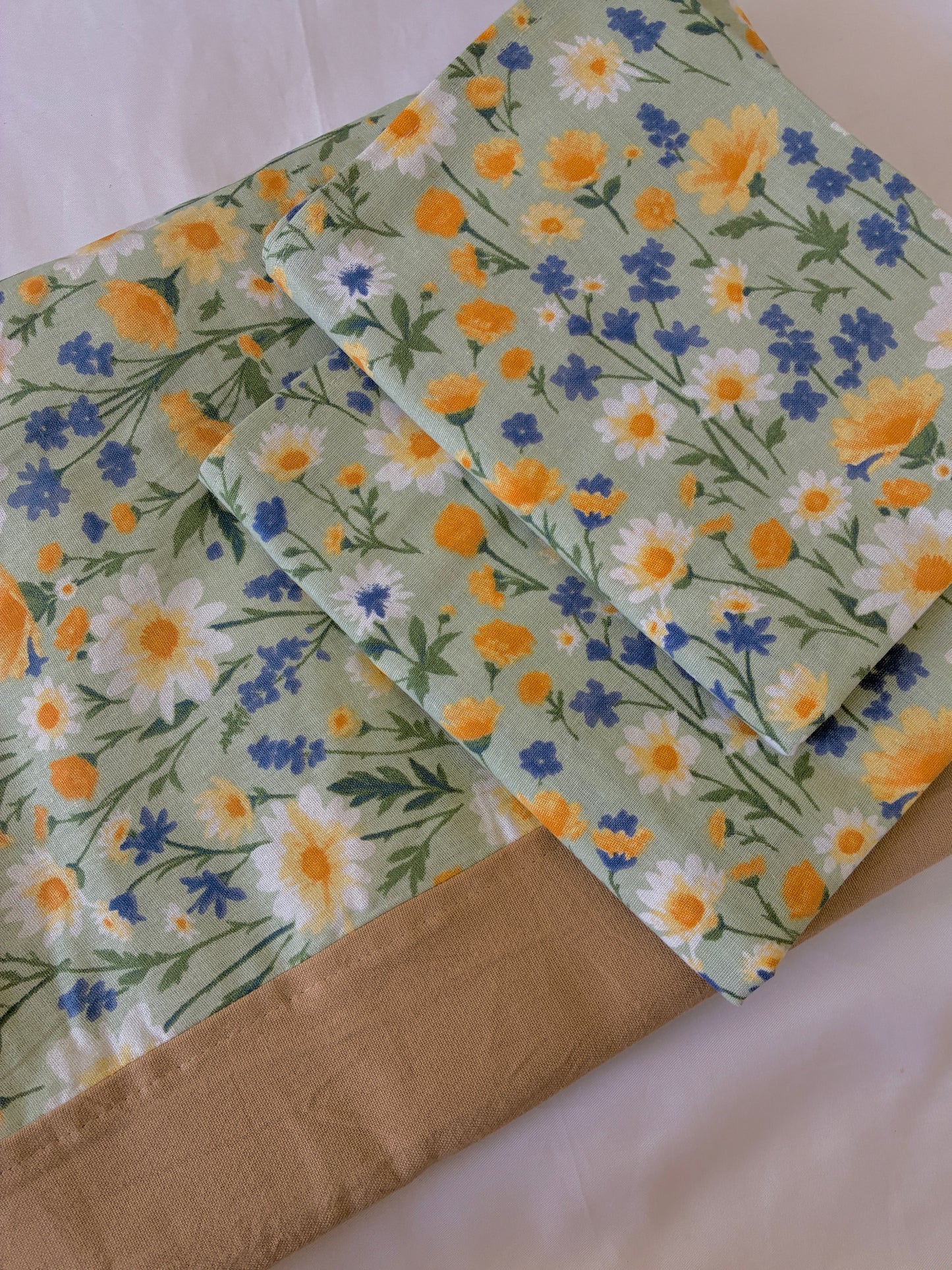 King Size Cotton Bedspread 100x110 inches