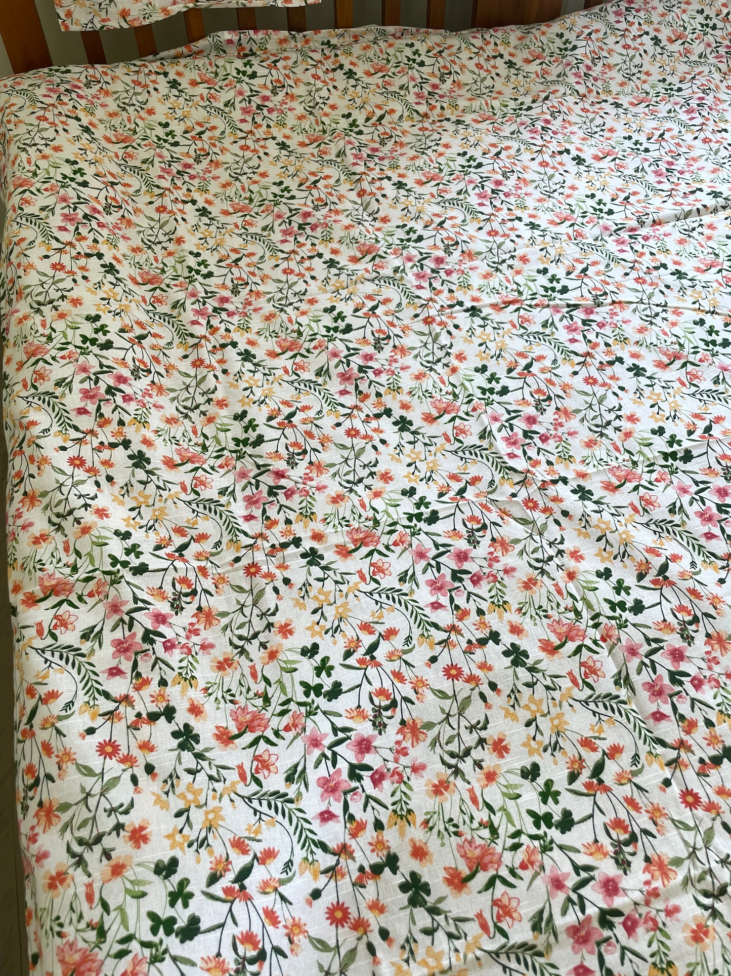 Single Size Cotton Bedspread 60 x 90 in