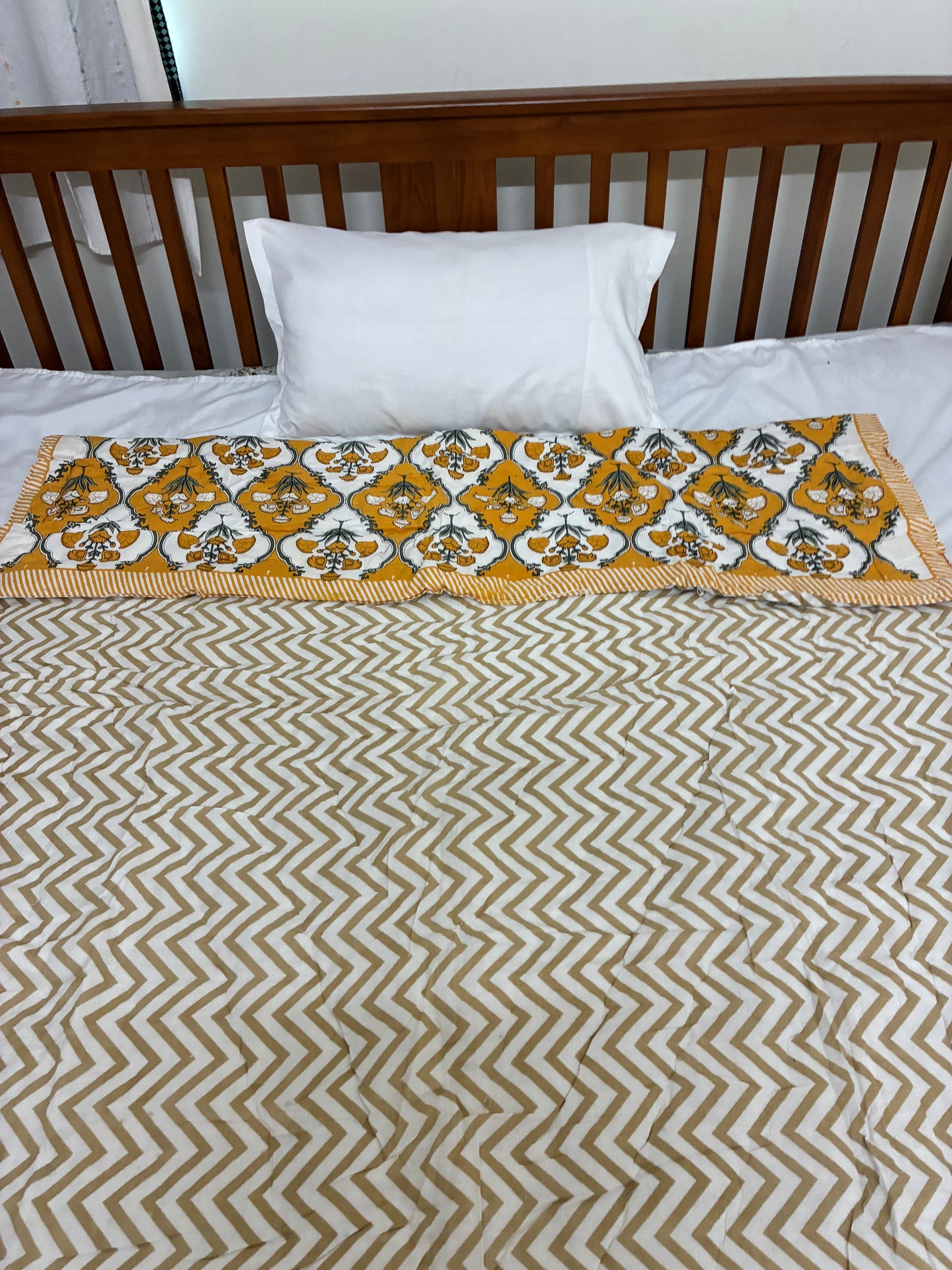 Reversible Single Size Cotton Quilt