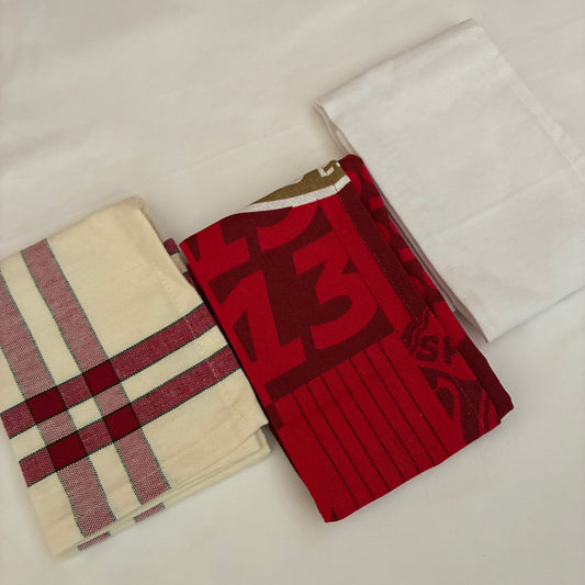 Printed Hand/Lunch Towels (Set of 3)