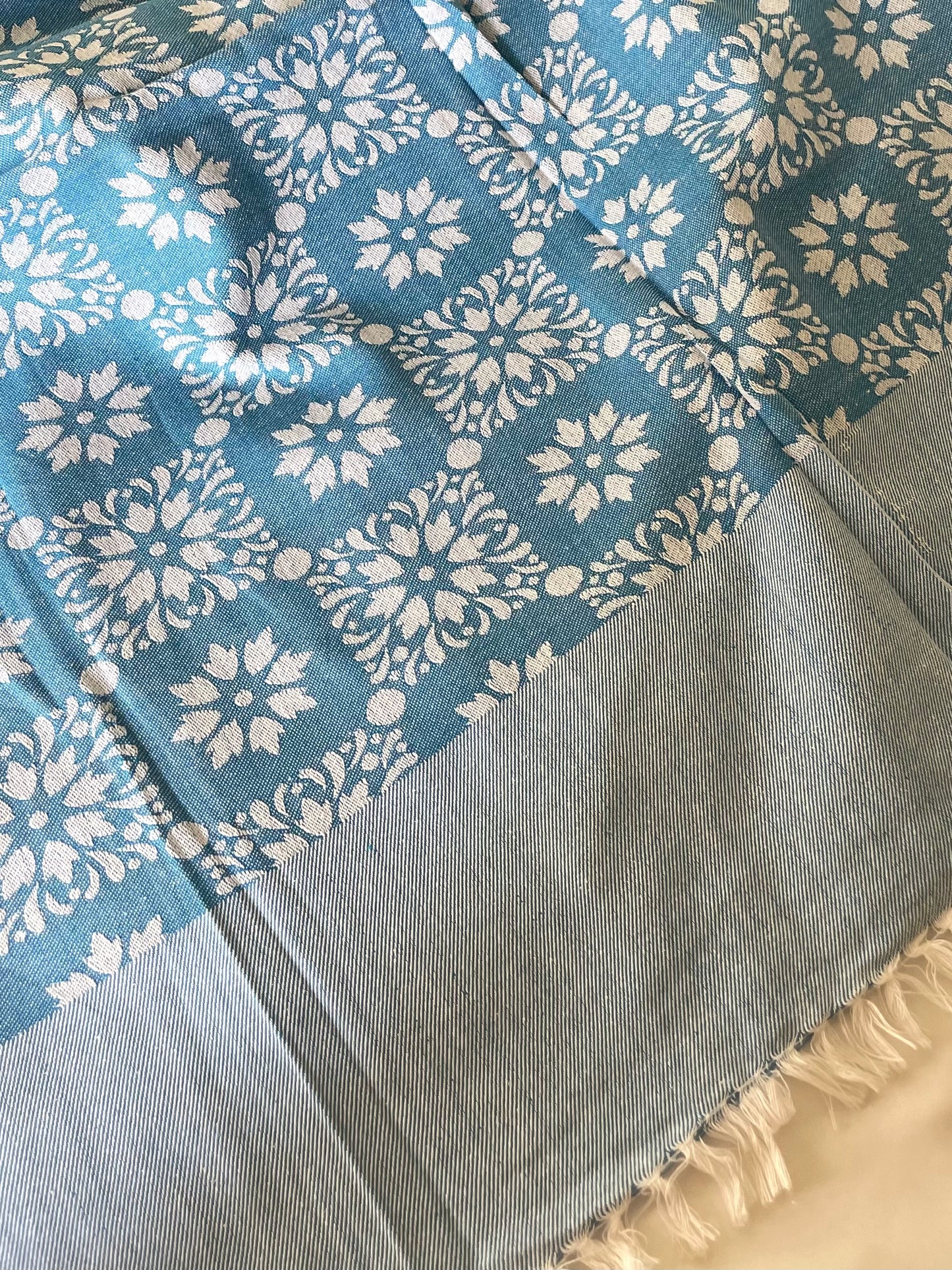Blue Double Size Blanket
