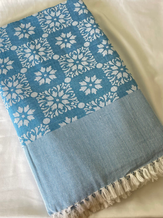 Blue Double Size Blanket