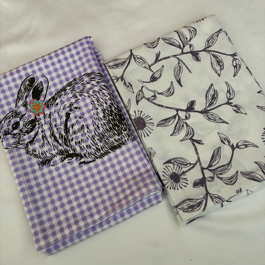 Printed Hand/Lunch Towels (Set of 2 )