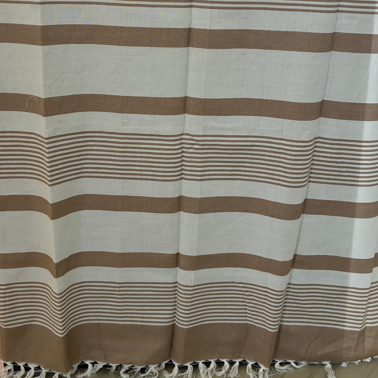 Brown Stripes Bamboo Bath Towels