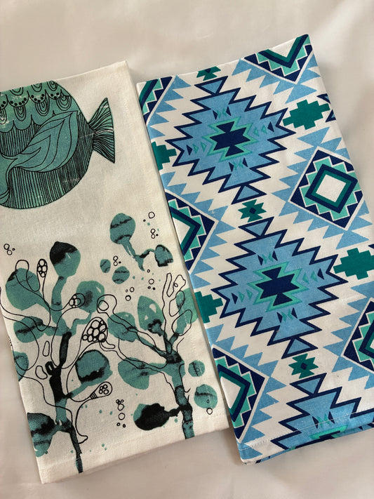 Printed Hand/Lunch Towels (Set of 2 )