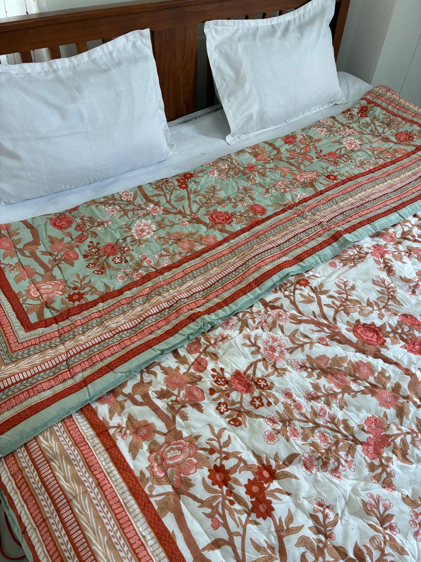 Reversible Cotton Double Quilts