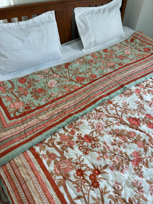 Reversible Cotton Double Quilts