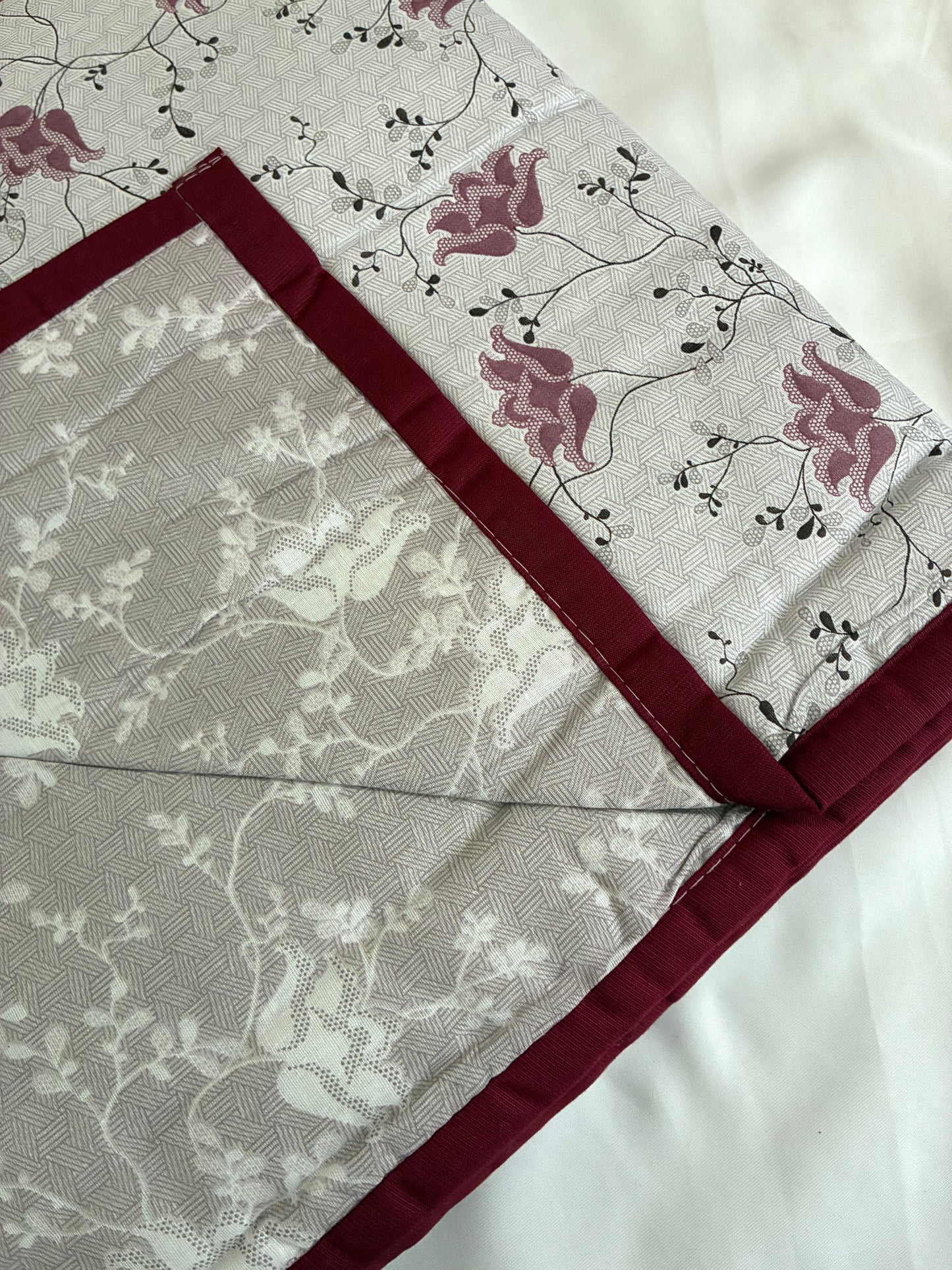 Berry Blossom Reversible Cotton Double Size Dohar