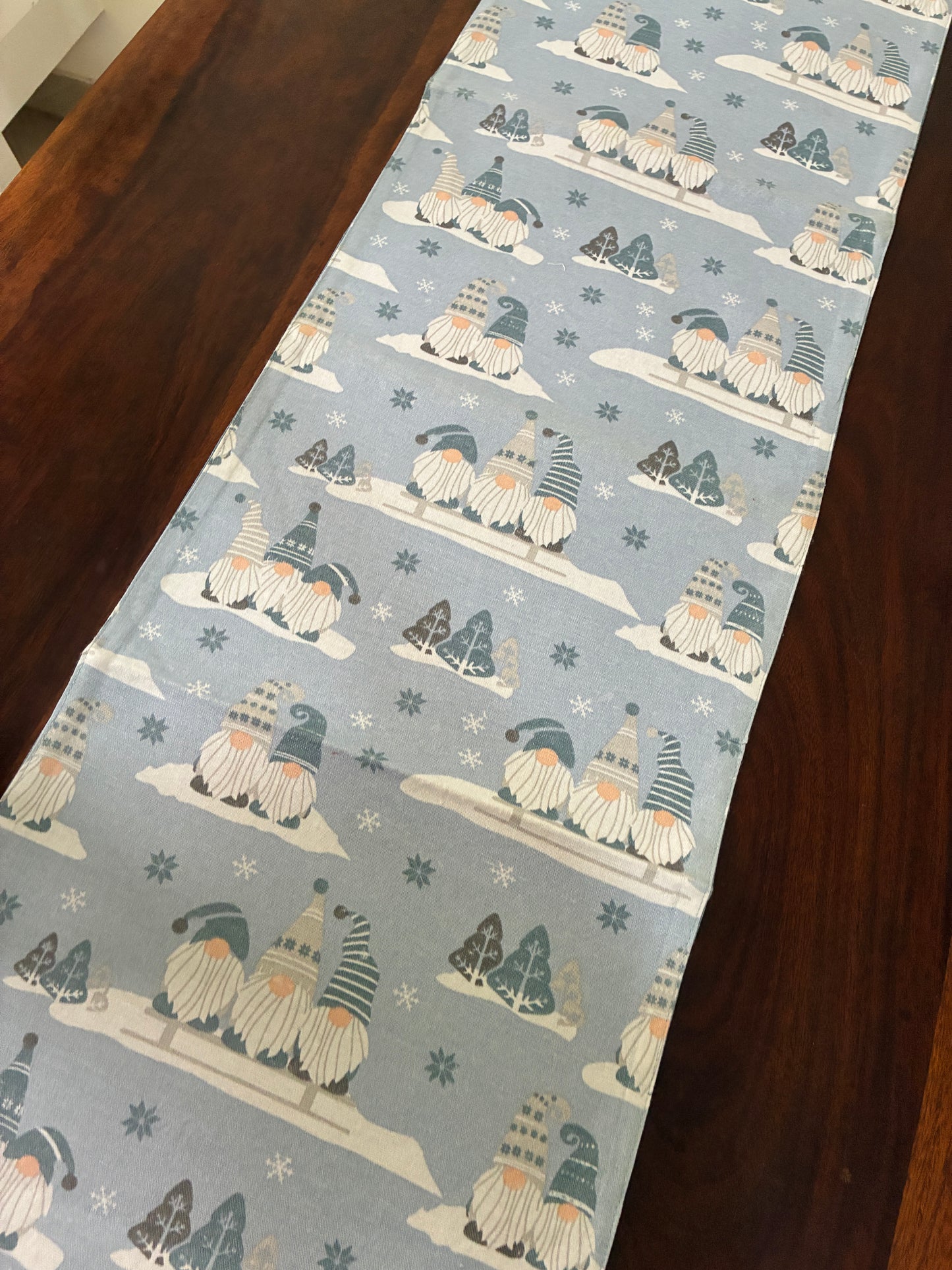 Christmas  Print Table Runner 6 ft long