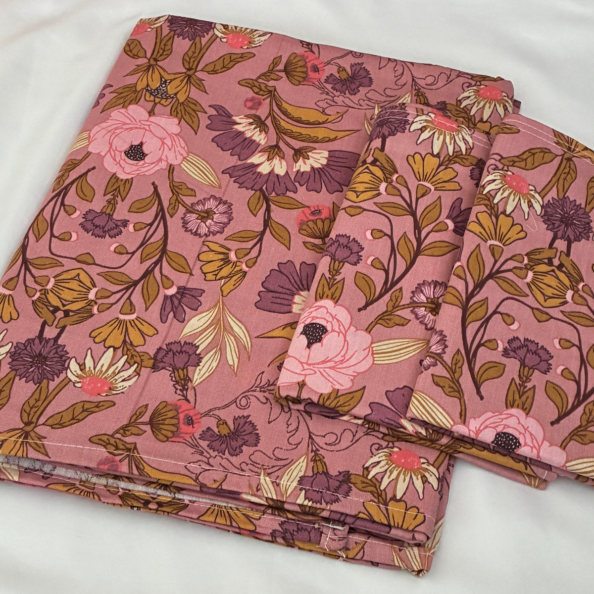 Single Size Cotton Bedspread with 2 Pillow Covers 60 x 90 in