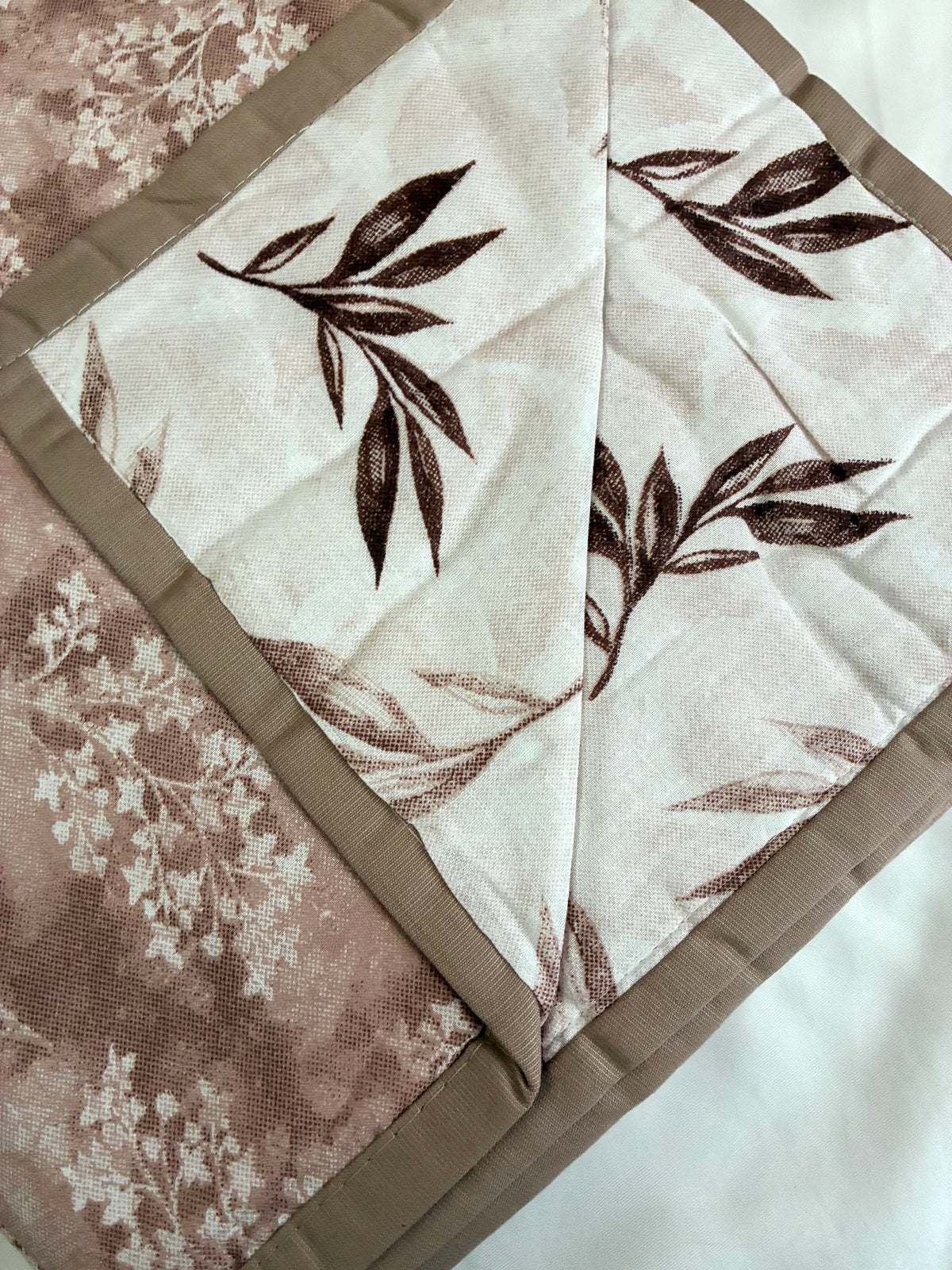 Mocha Meadow Reversible Cotton Double Size Dohar