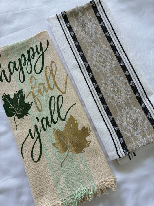 Printed Hand/Lunch Towels (Set of 2 )