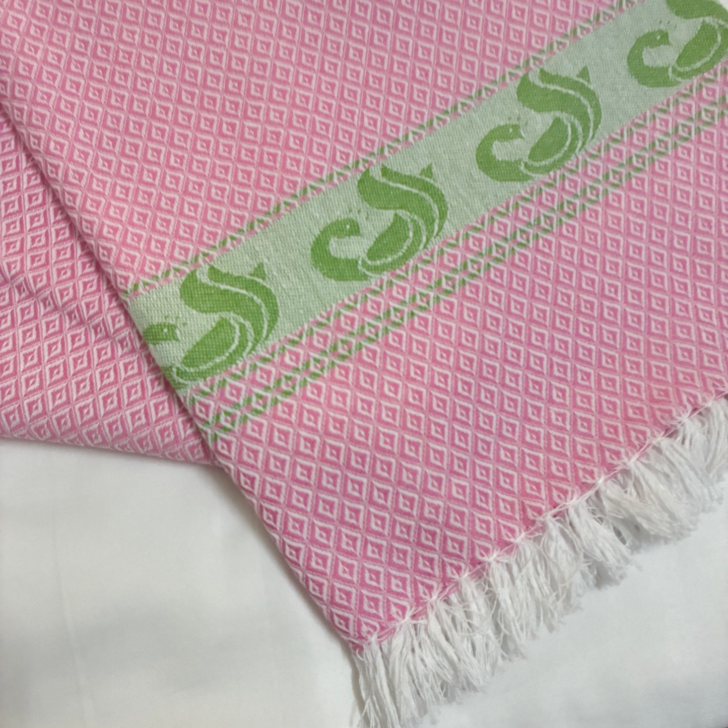 Long Cotton Bath Towel