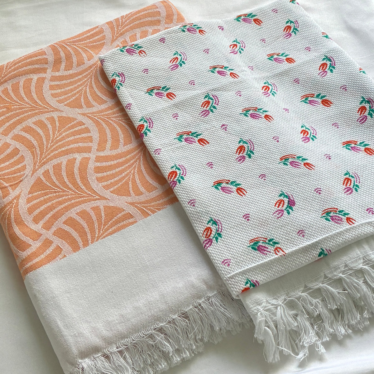 Cotton Single Blanket with Free Towel