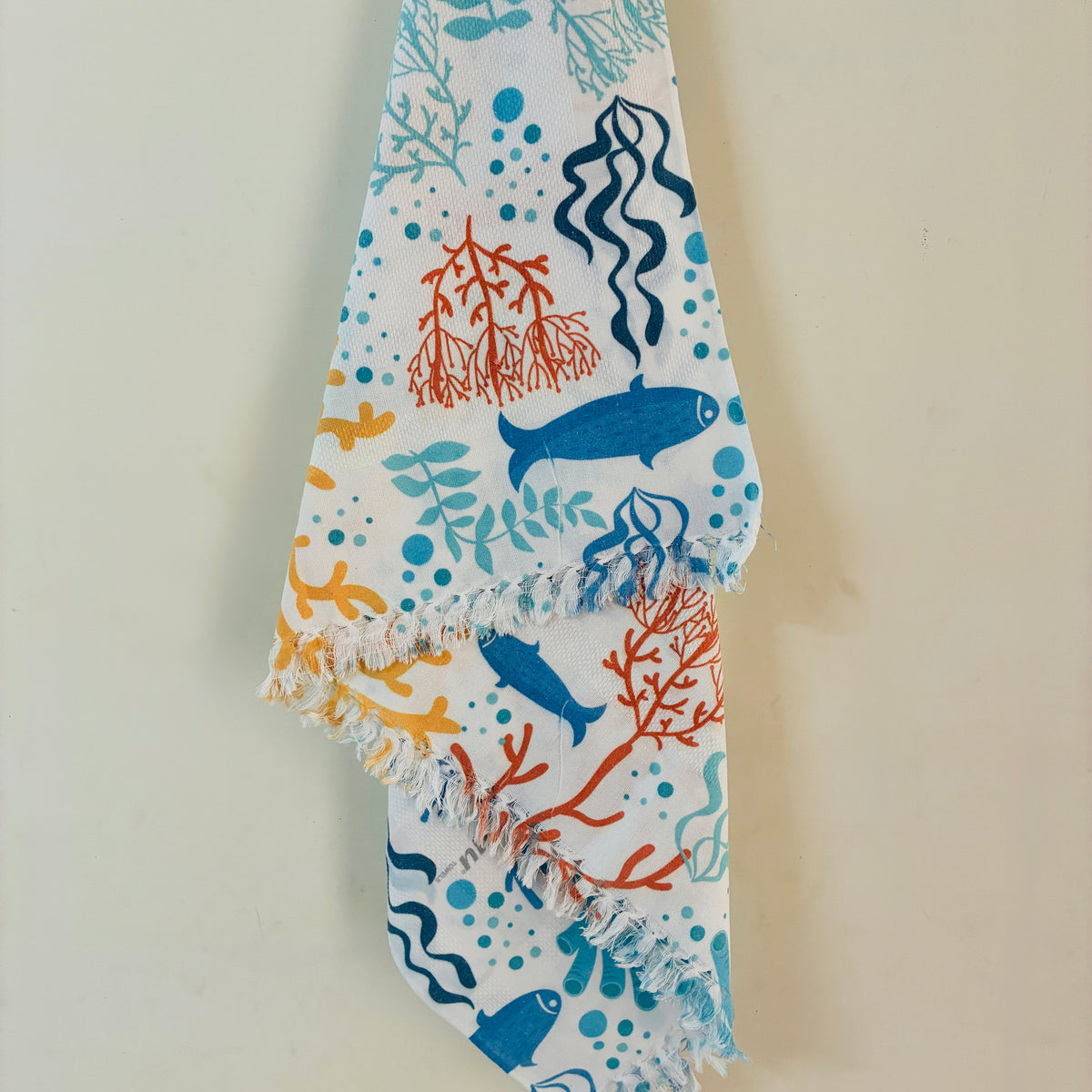 Marine printed Cotton Bath Towels