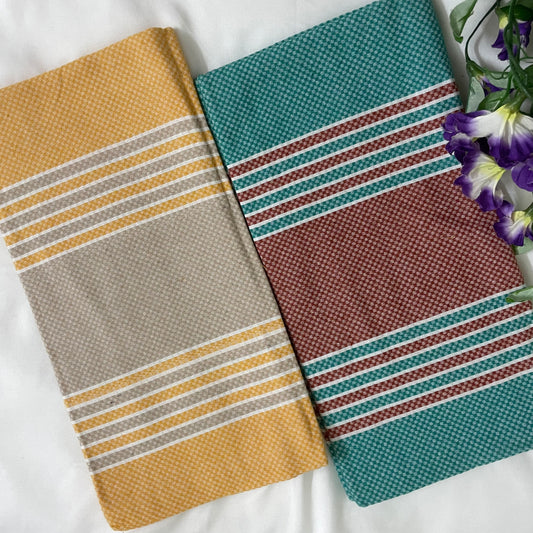 Multicolour Cotton Bath Towels(price for 1 towe)