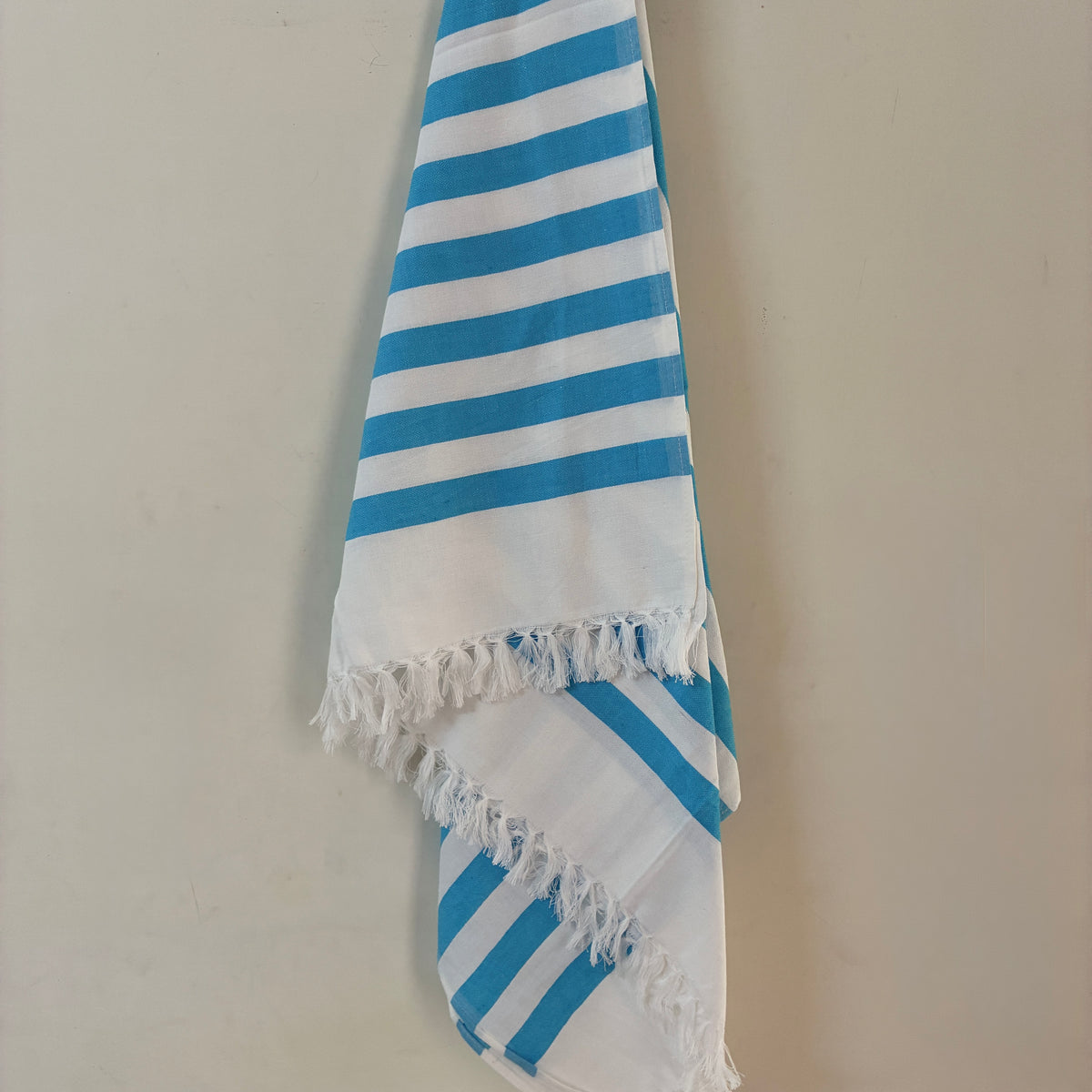 Blue Stripes Cotton Bath Towels