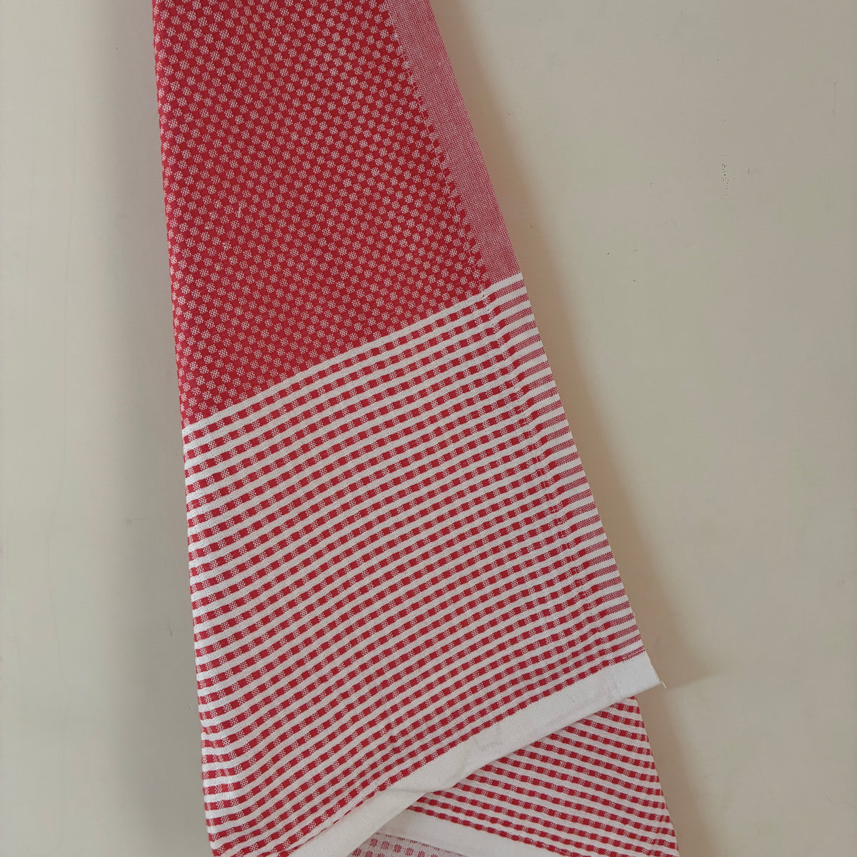 Red Cotton Bath Towels