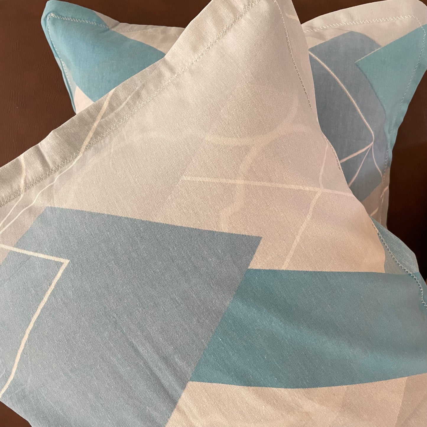 Blue Abstract Pillow Covers