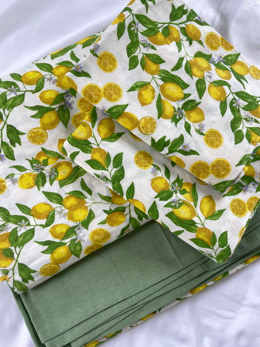 King Size Cotton Bedspread 100x110 in