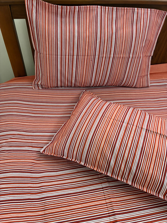 Premium Stripes King Size Bedspread 108 x 108 in