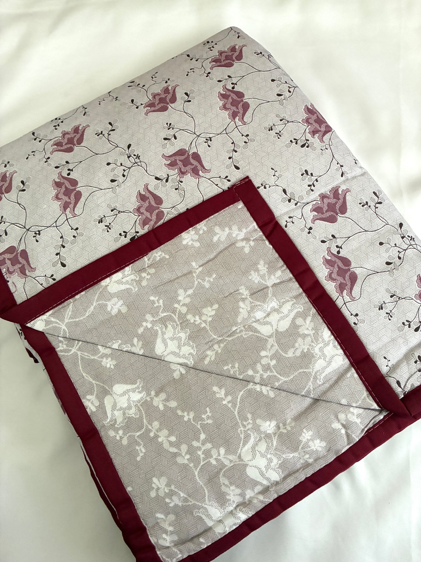 Berry Blossom Reversible Cotton Double Size Dohar