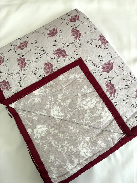 Berry Blossom Reversible Cotton Double Size Dohar