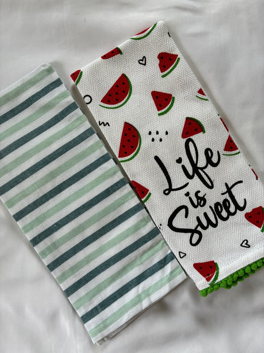 Printed Hand/Lunch Towels (Set of 2)