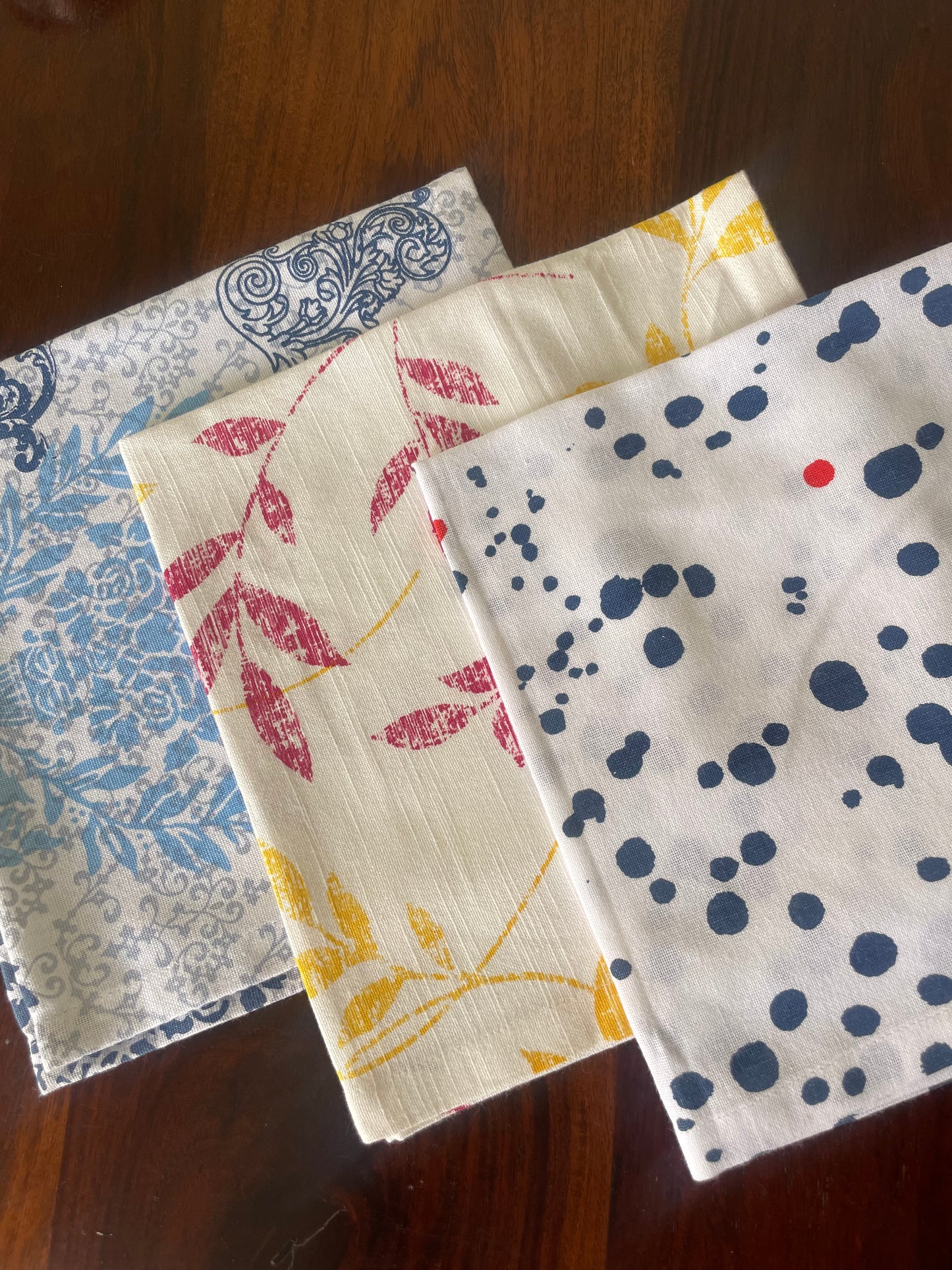 Printed Hand/Lunch Towels (Set of 3)