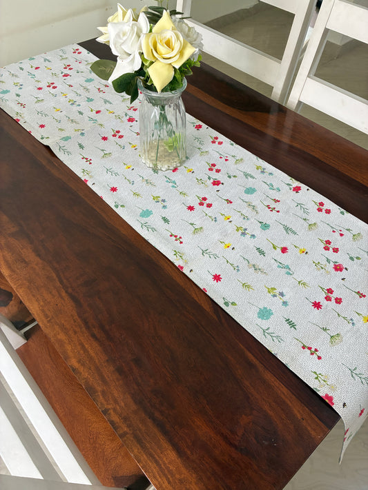 Tiny Florals Table Runner 6 ft long