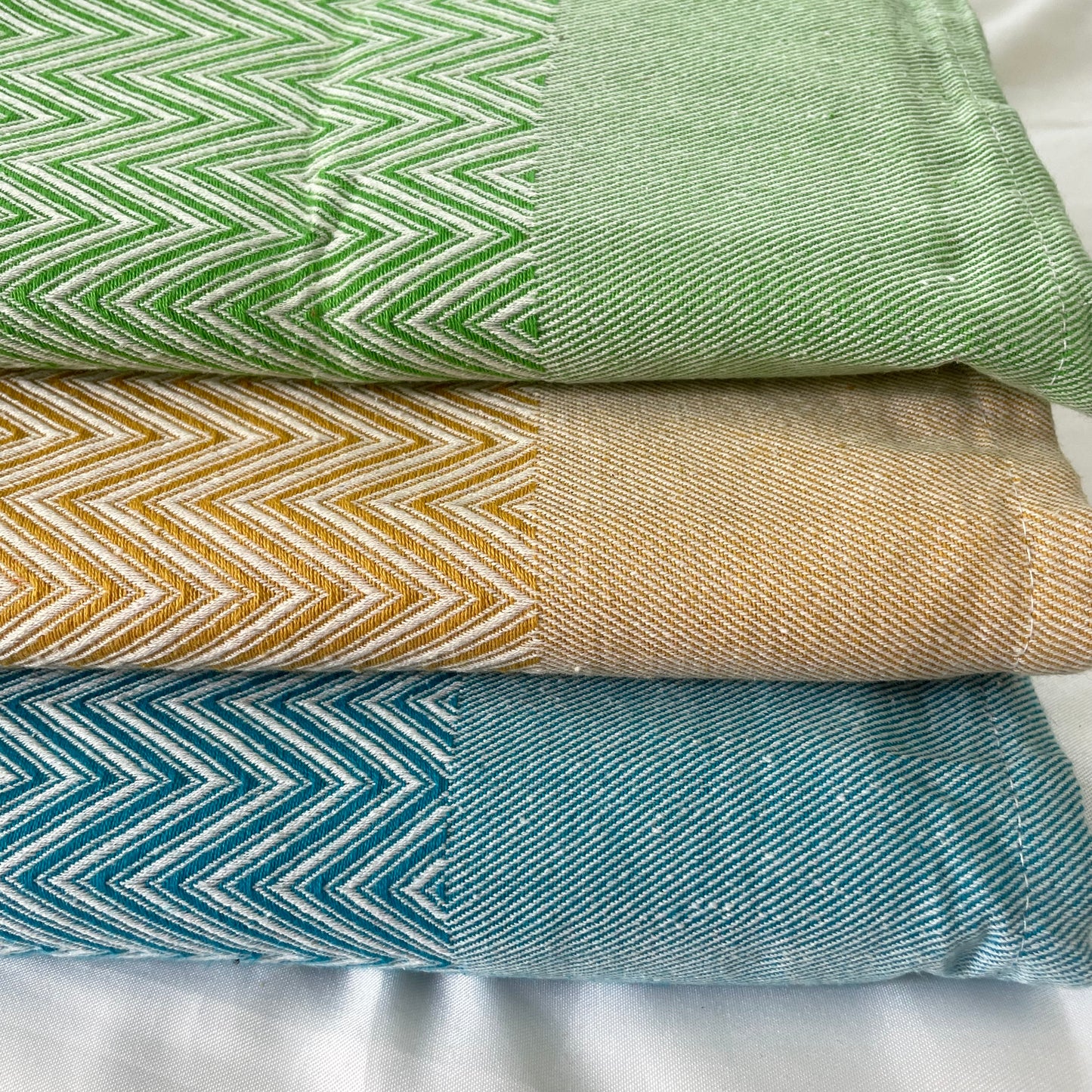 Zig Zag Cotton Blanket / Throw
