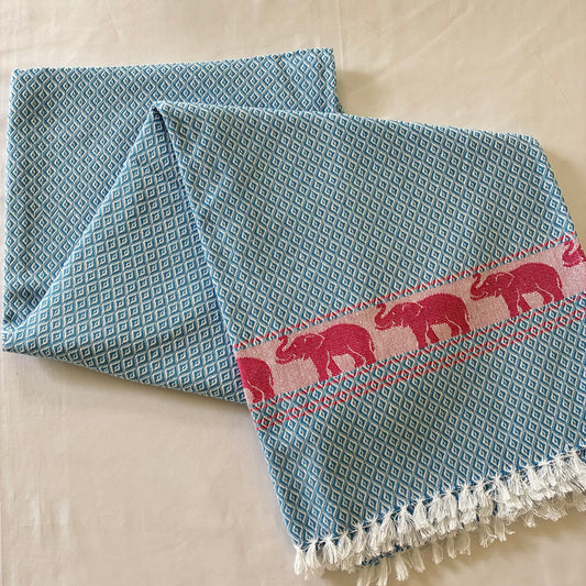 Long Cotton Bath Towel