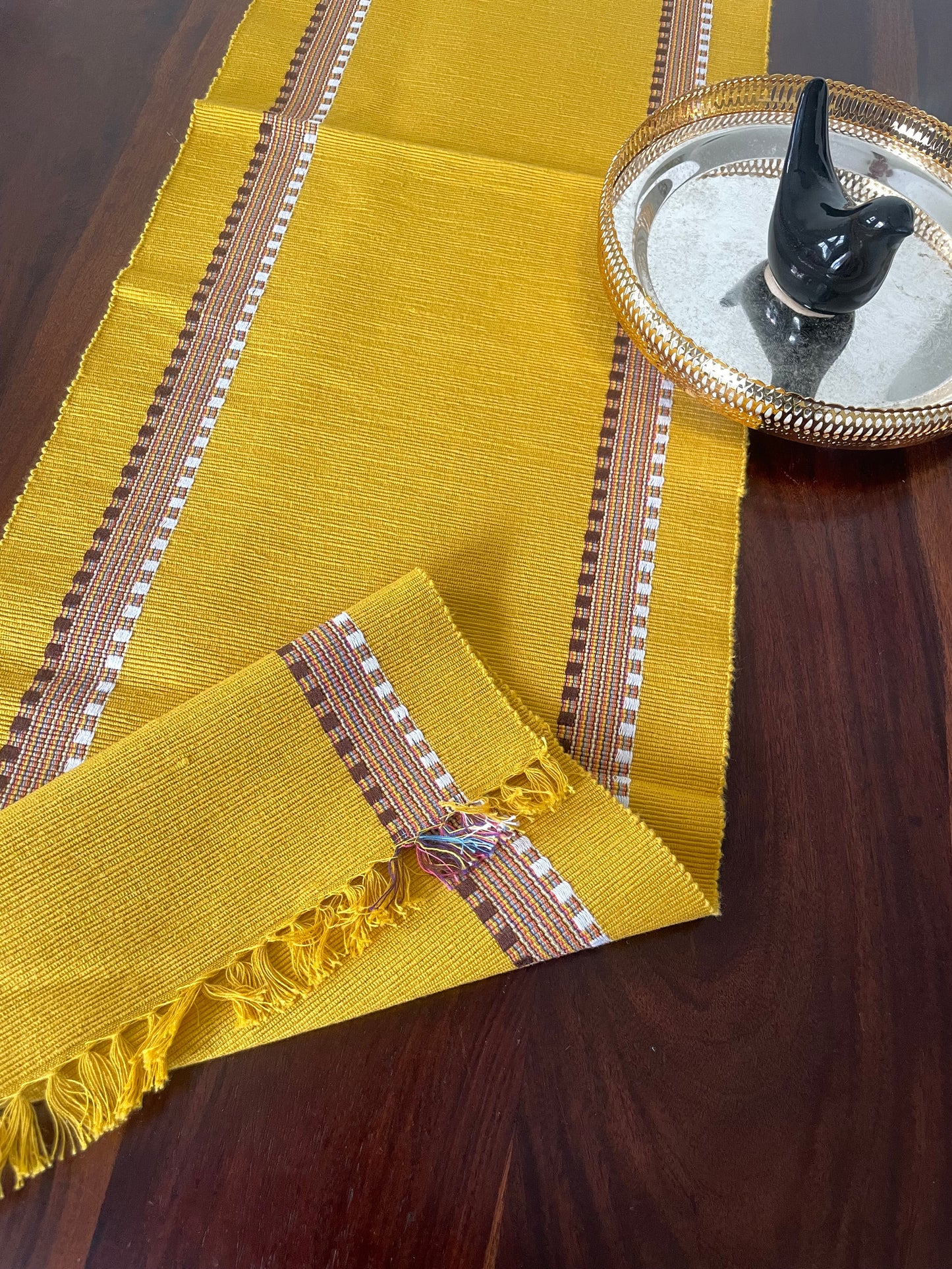 Yellow Table Runner 4.5 ft Long