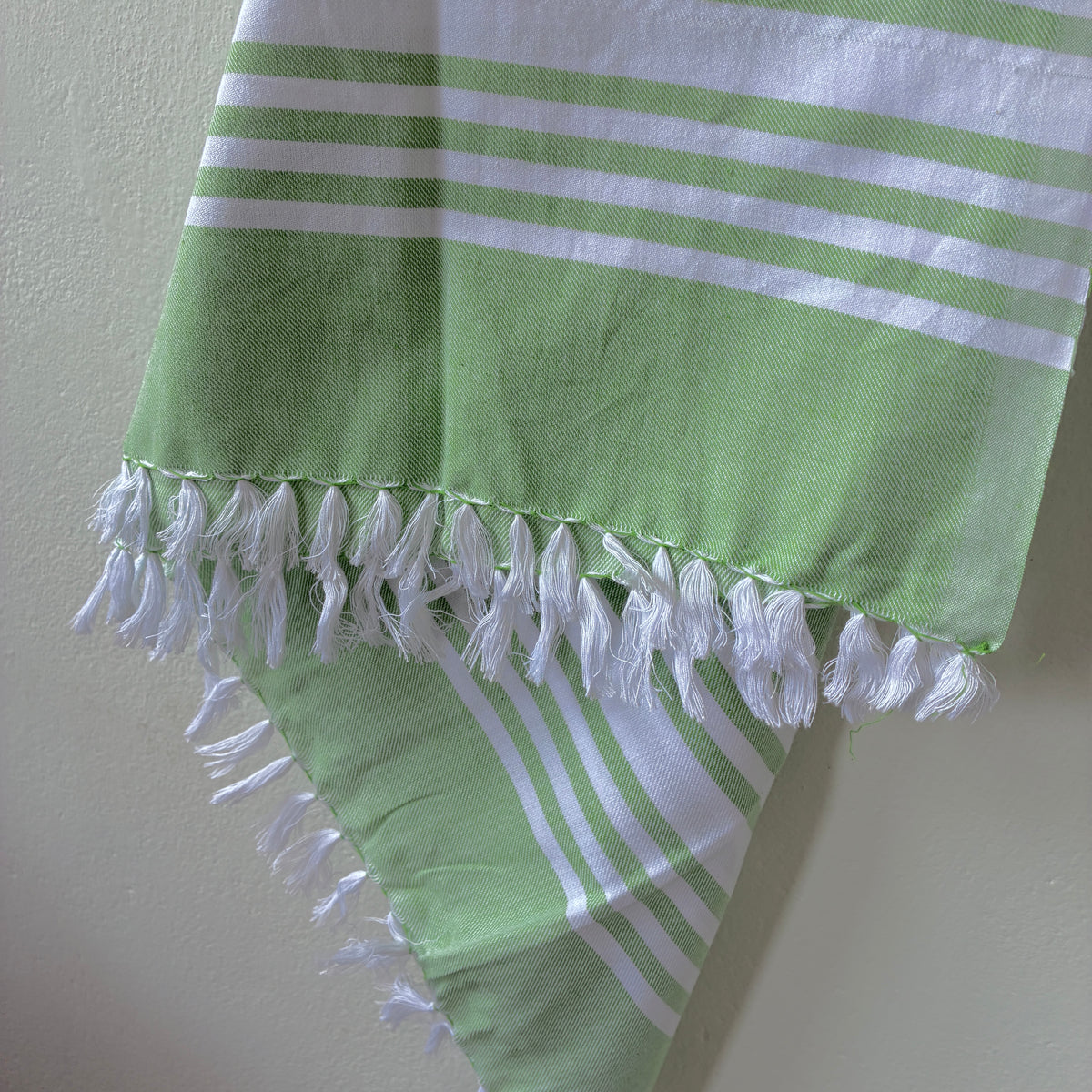 Green Cotton Bath Towels
