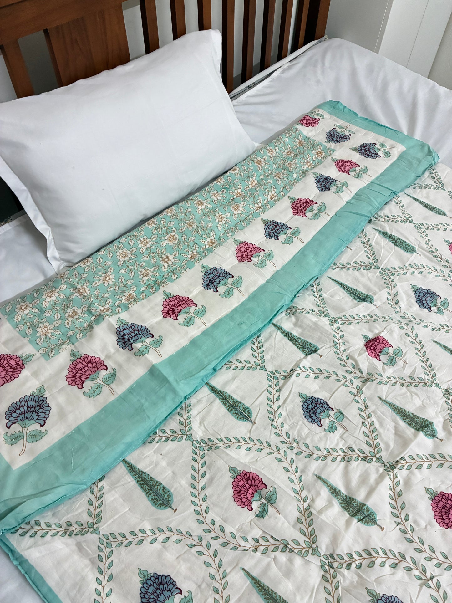 Reversible Single Size Cotton Quilt