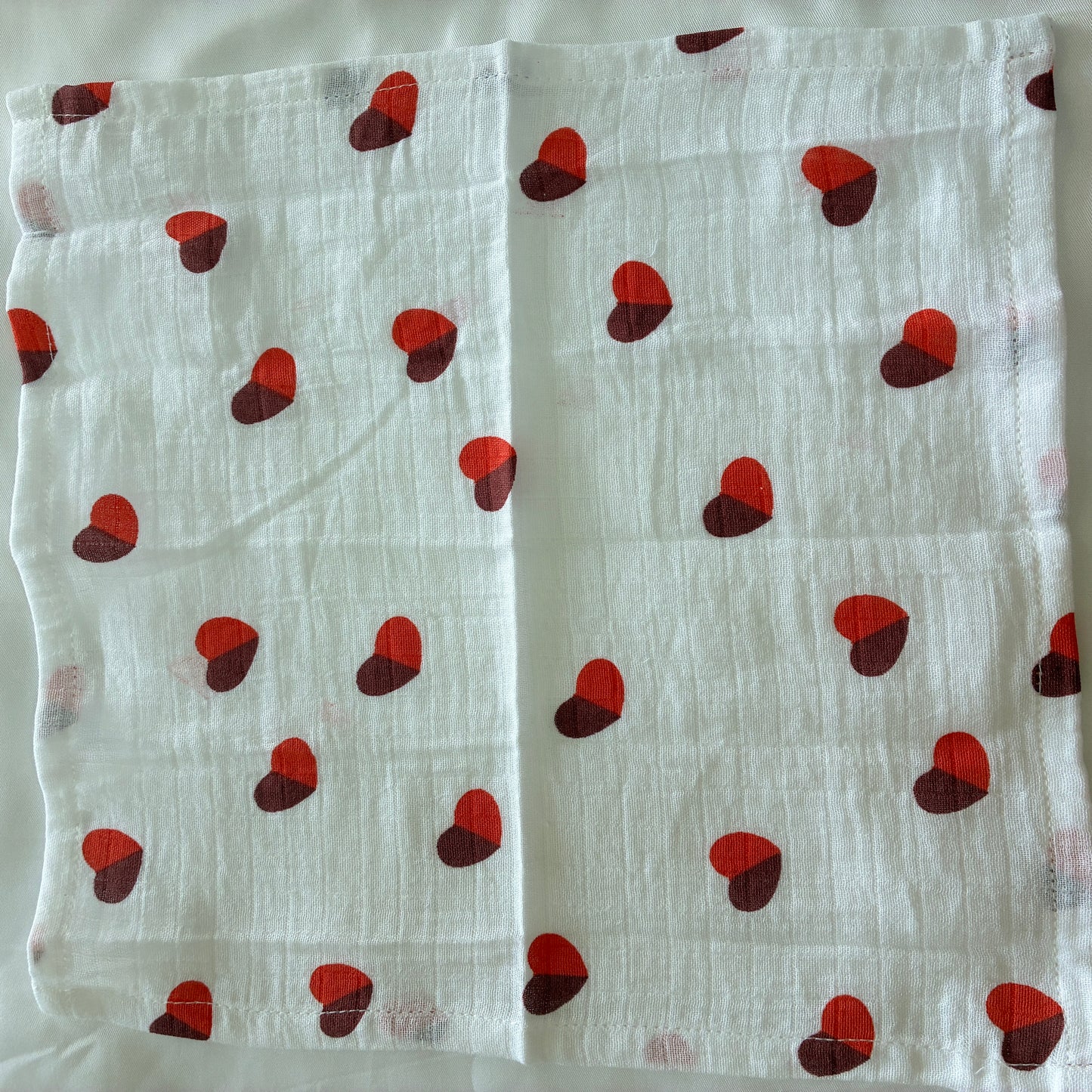 Muslin Baby Napkins/ Kids Handkerchief SET OF 5 ,  30 x 30 cm