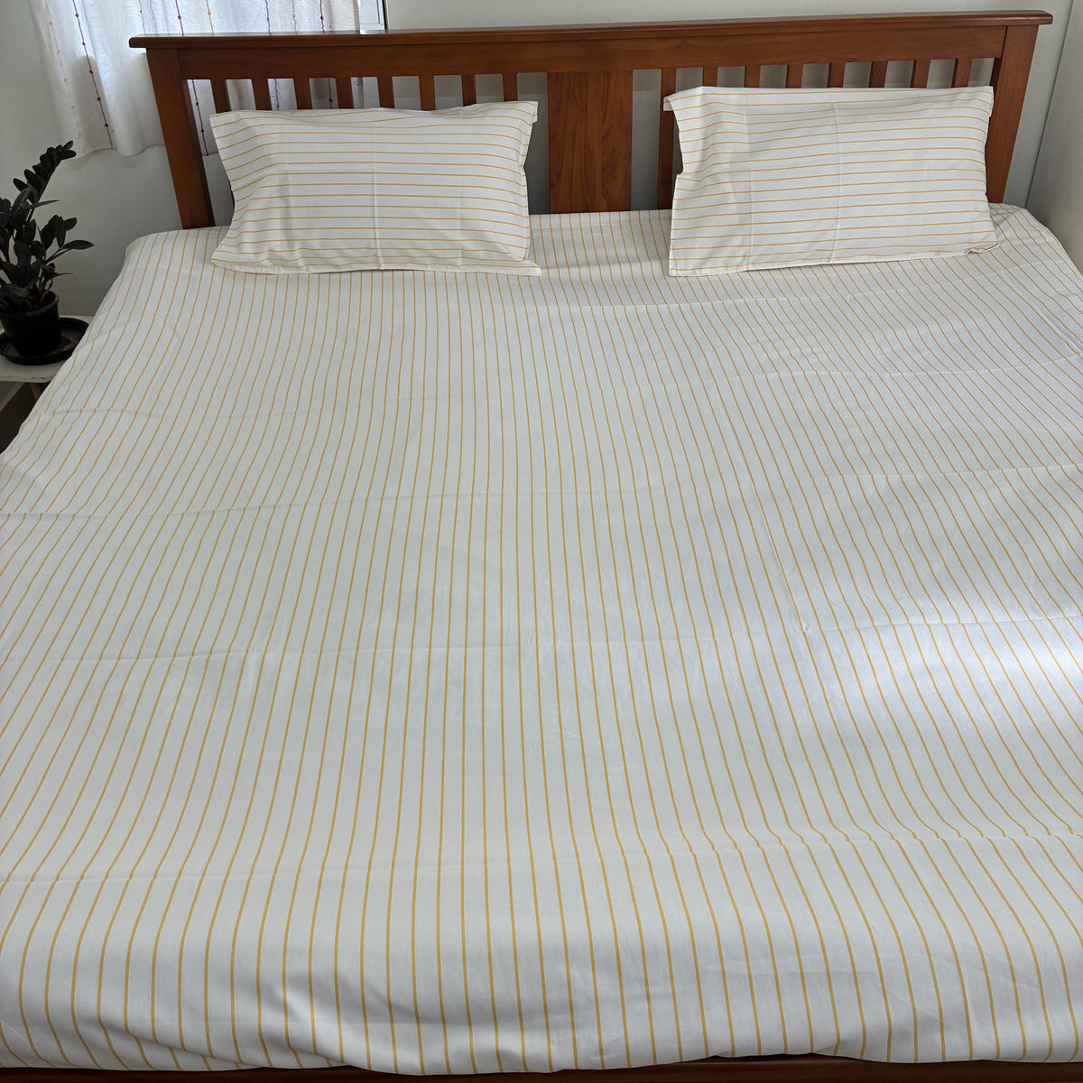 Satin Cotton King Size Bedspread 100x110 inches