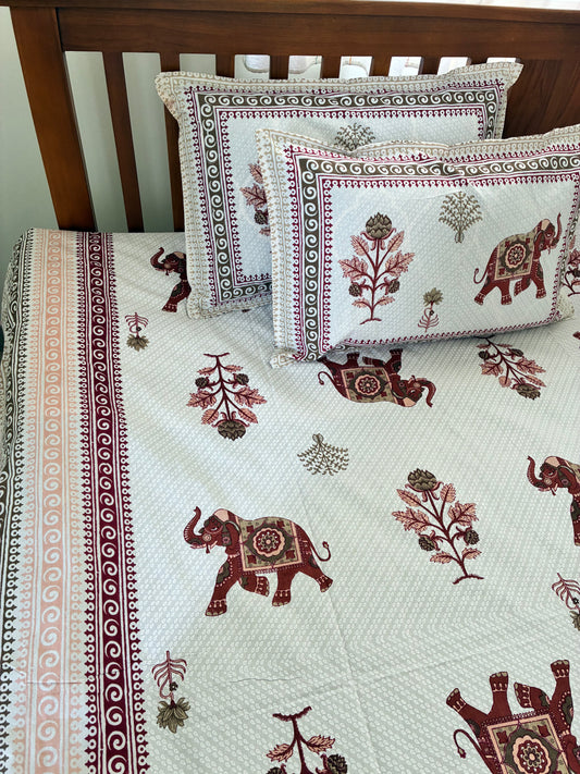 Elephant Queen Bedspread 90x100 inches