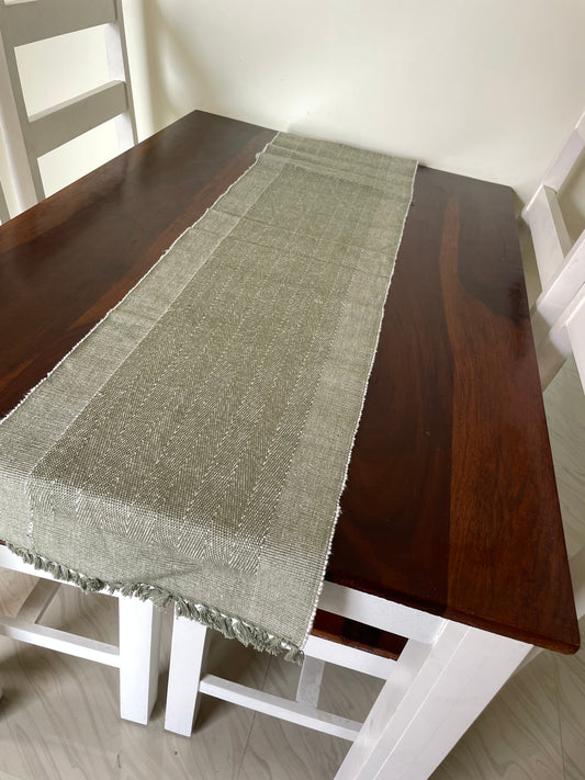 SeaWeed Green Table Runner 4.5 ft Long