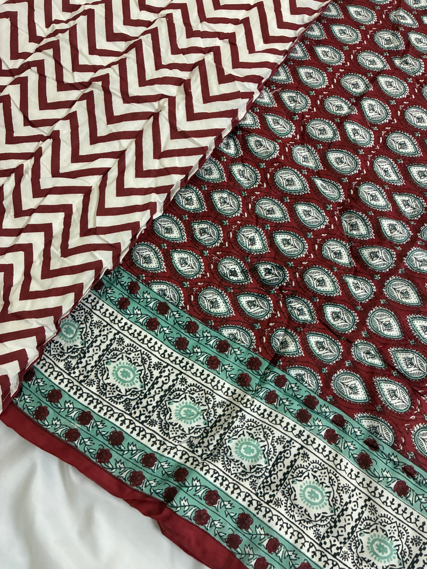 Reversible Single Size Cotton Quilt