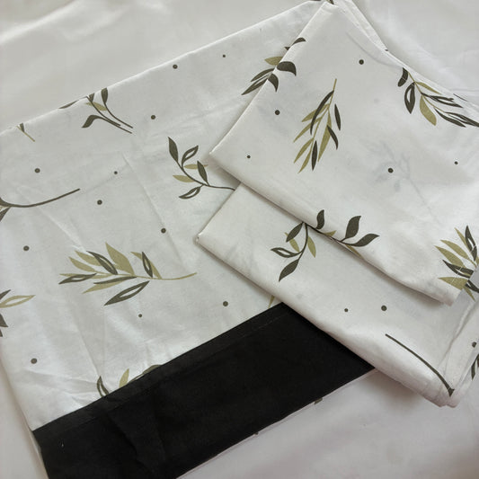 Leaf Queen bedspread 90x100 inches