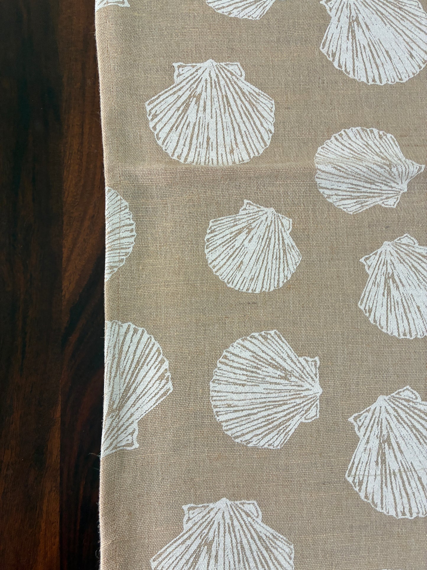 Shell Table Runner 6 ft long