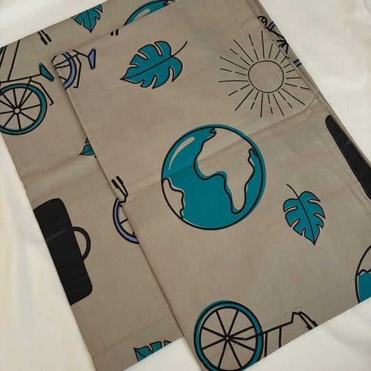 Science Print 300TC Premium Cotton Pillow Covers