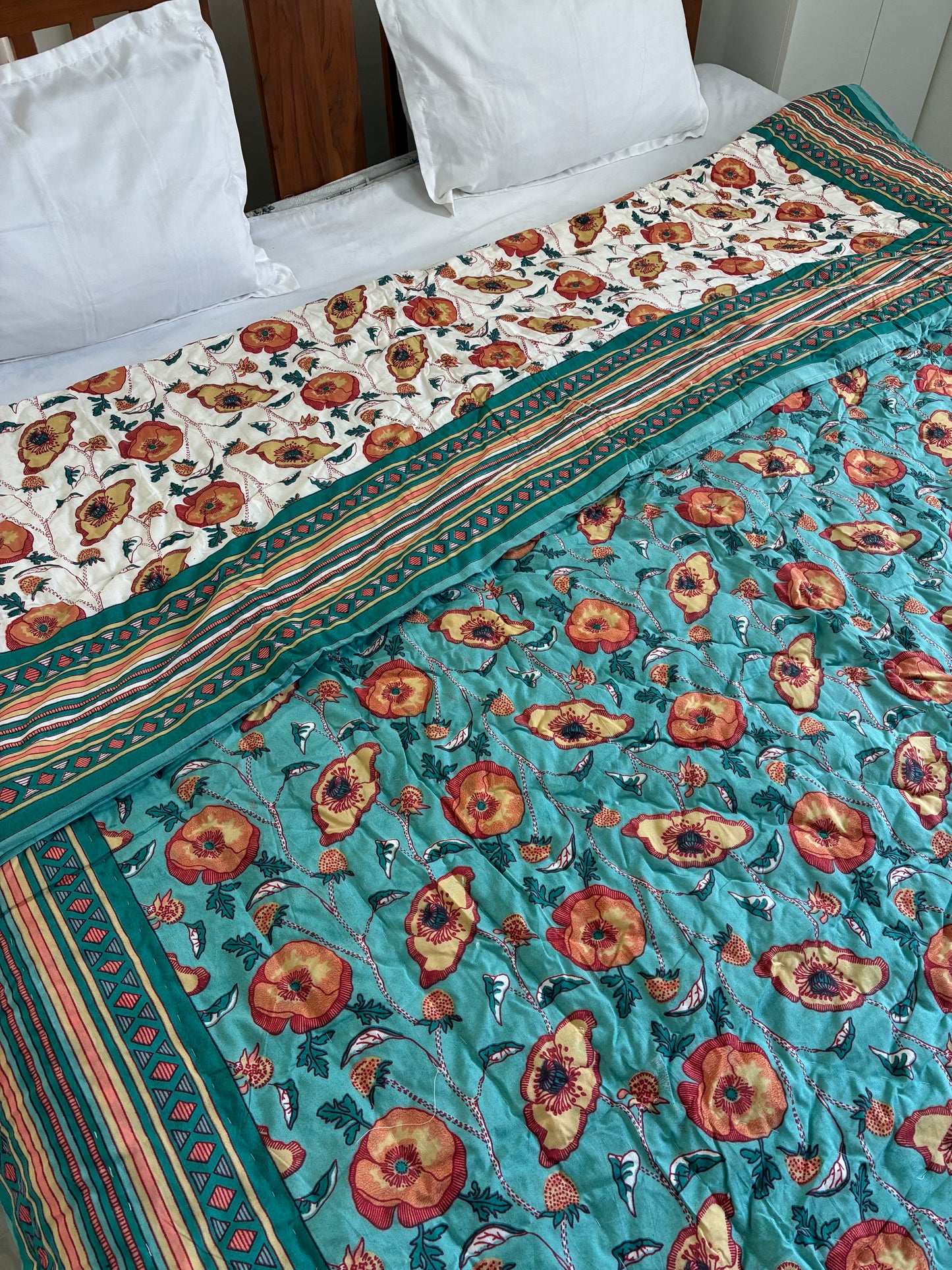 Reversible Cotton Double Quilts