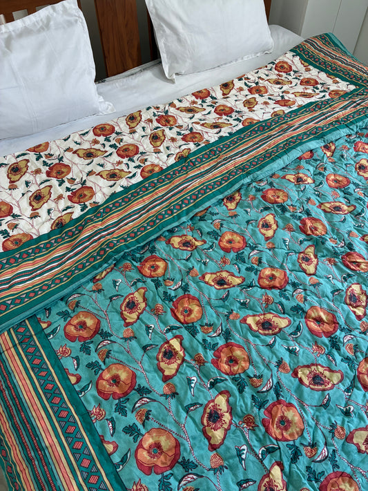 Reversible Cotton Double Quilts