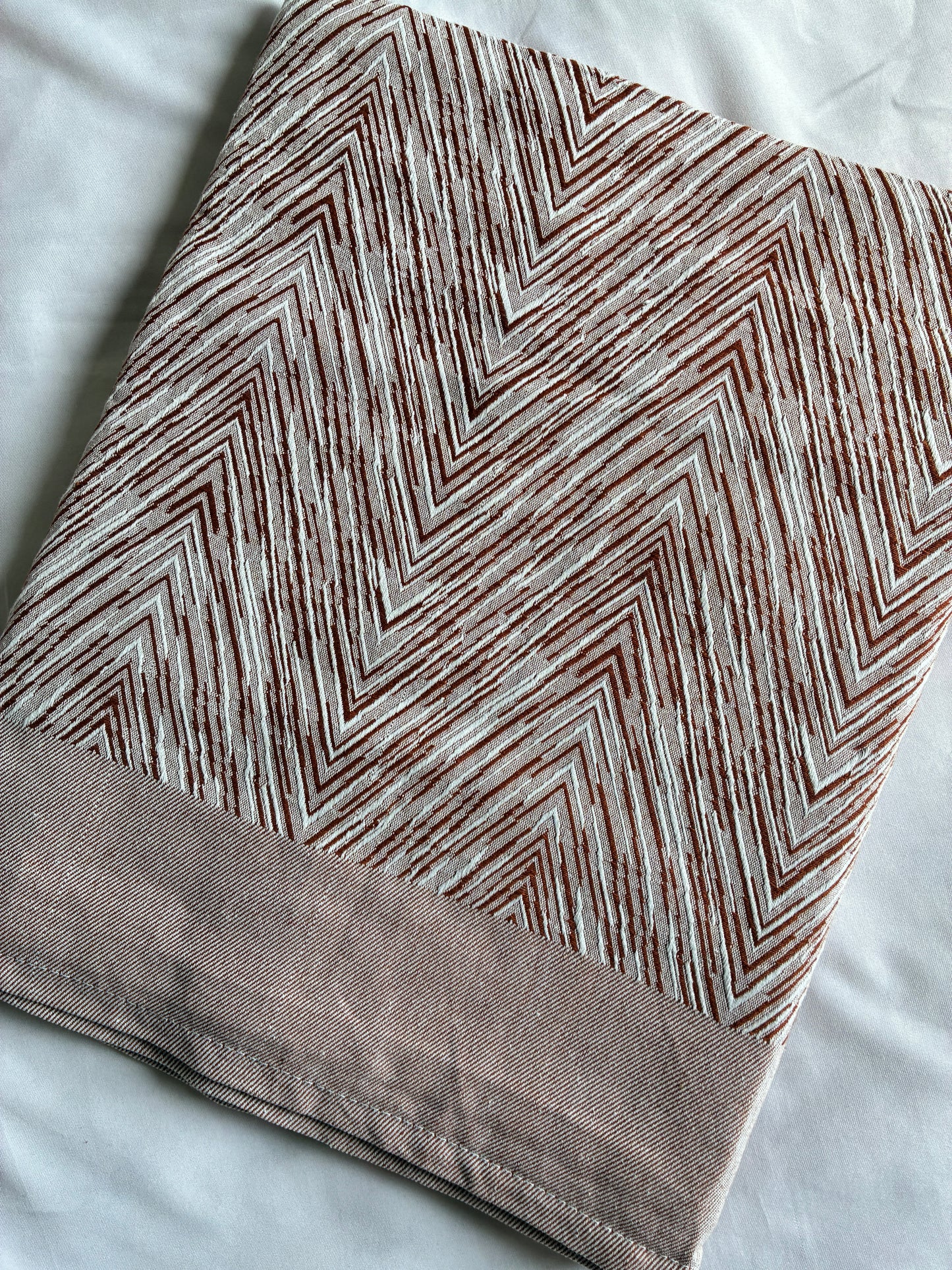 Brown Dual Tone Cotton  Blanket/ Throw